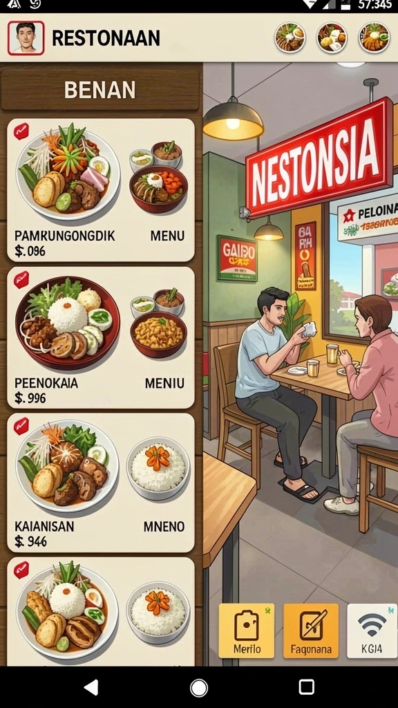 galaxy77 - Antarmuka pengguna yang intuitif dan mudah digunakan.