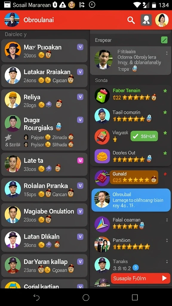 hokitime - Tangkapan layar HOKITIME menampilkan fitur interaktif dengan pemain lainnya.