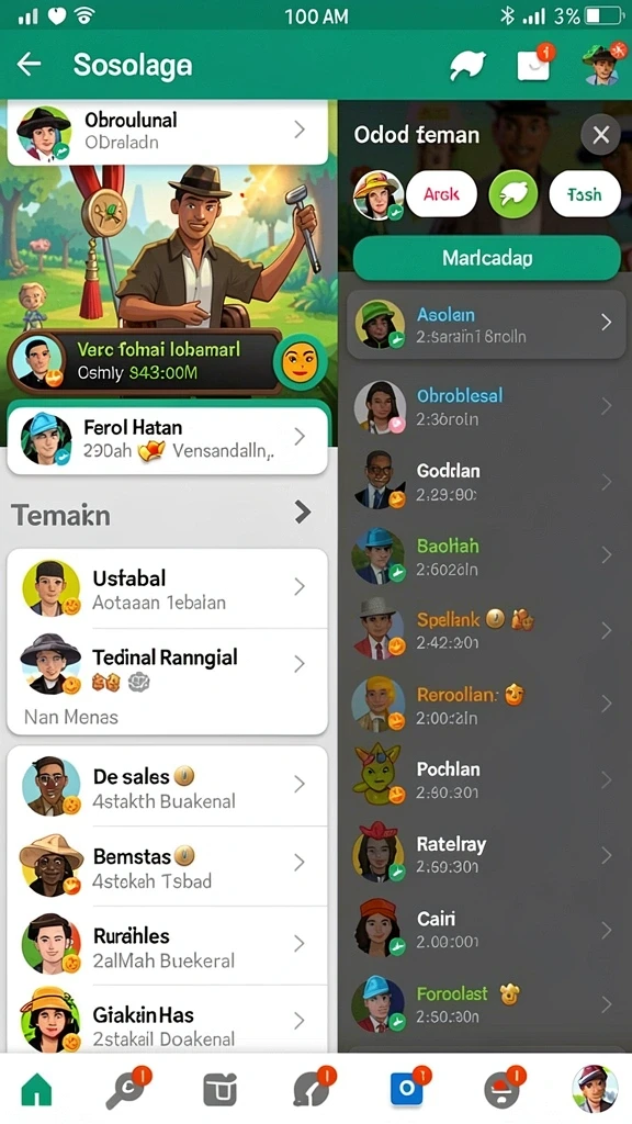 mamen123 - Karakter yang dapat dikustomisasi sesuai keinginan pemain.
