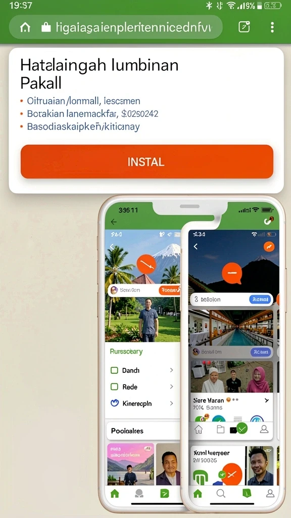 ungutoto - Tampilan antarmuka yang intuitif dan menarik perhatian.